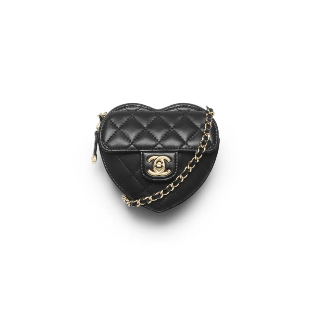 希少で人気♪【CHANEL】ミニが可愛い ハート型ショルダーバッグ ハート型 CHANEL(シャネル) バッグ・カバン(レディース) - 海外