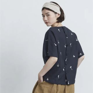 mina perhonen - ミナペルホネン タンバリン ブラウス 38の通販