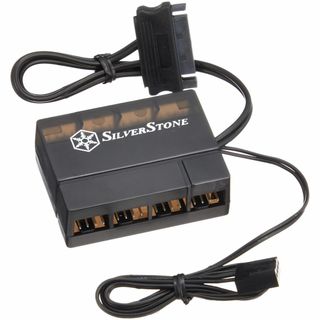 【在庫セール】SilverStone 1-to-8 PWM拡張コネクタ SST-(PCパーツ)