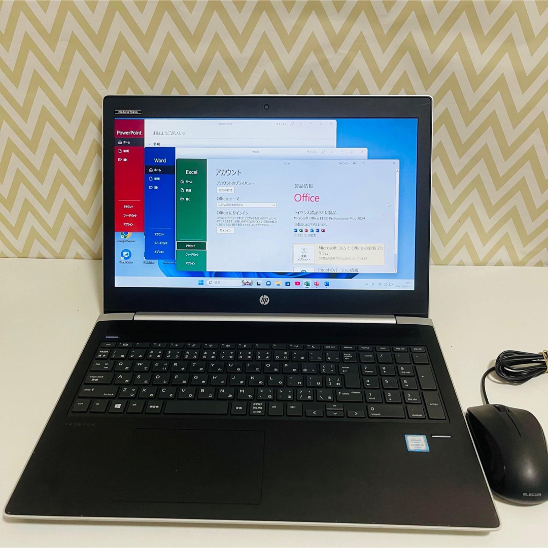 hp - T331 HPノートパソコンSSDメモリ8G Windows11オフィス2024