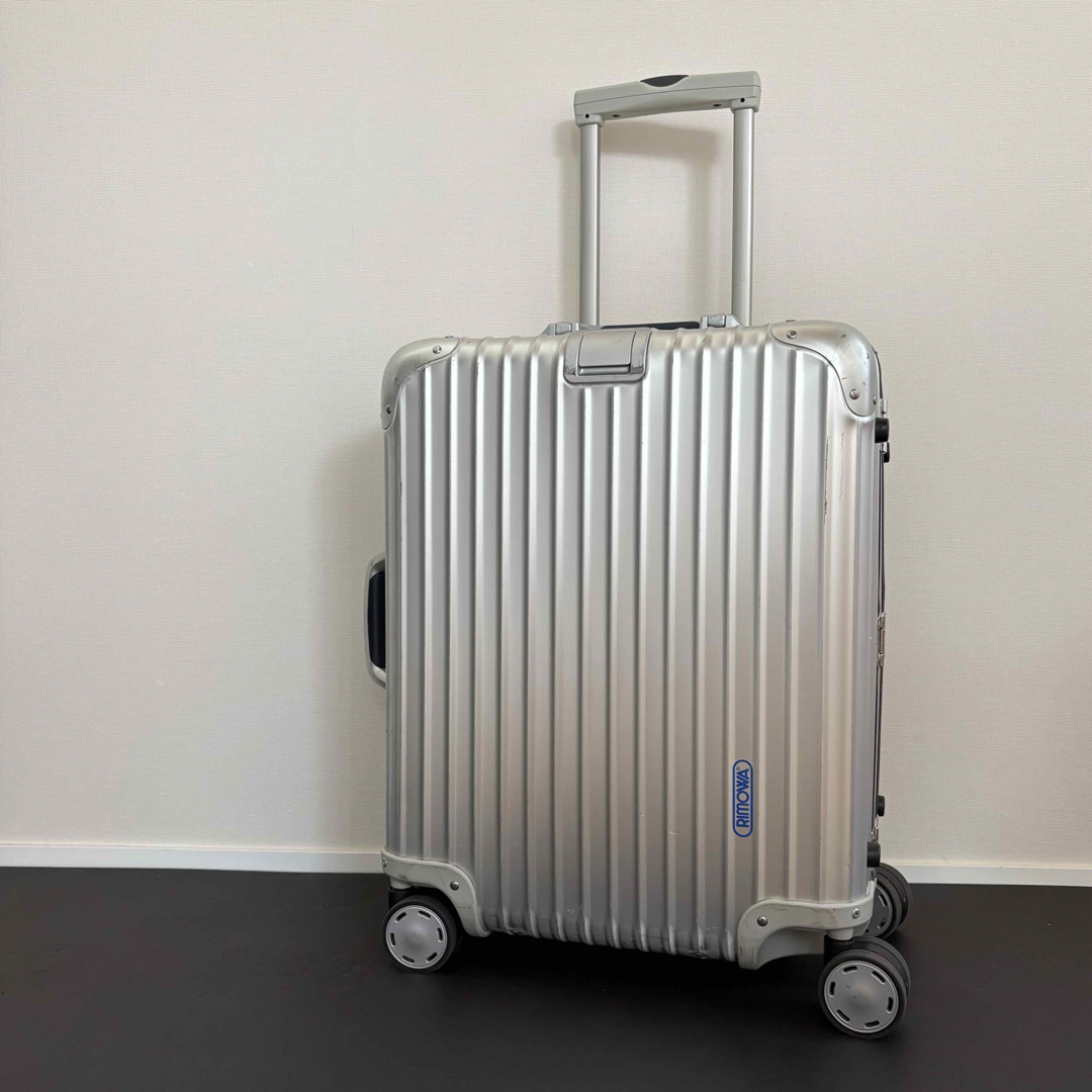 @23 RIMOWA リモア　青ロゴ　トパーズ　スーツケース　4輪 人気提案 トパーズ リモワ RIMOWA 青ロゴ 四輪 キャリーケース