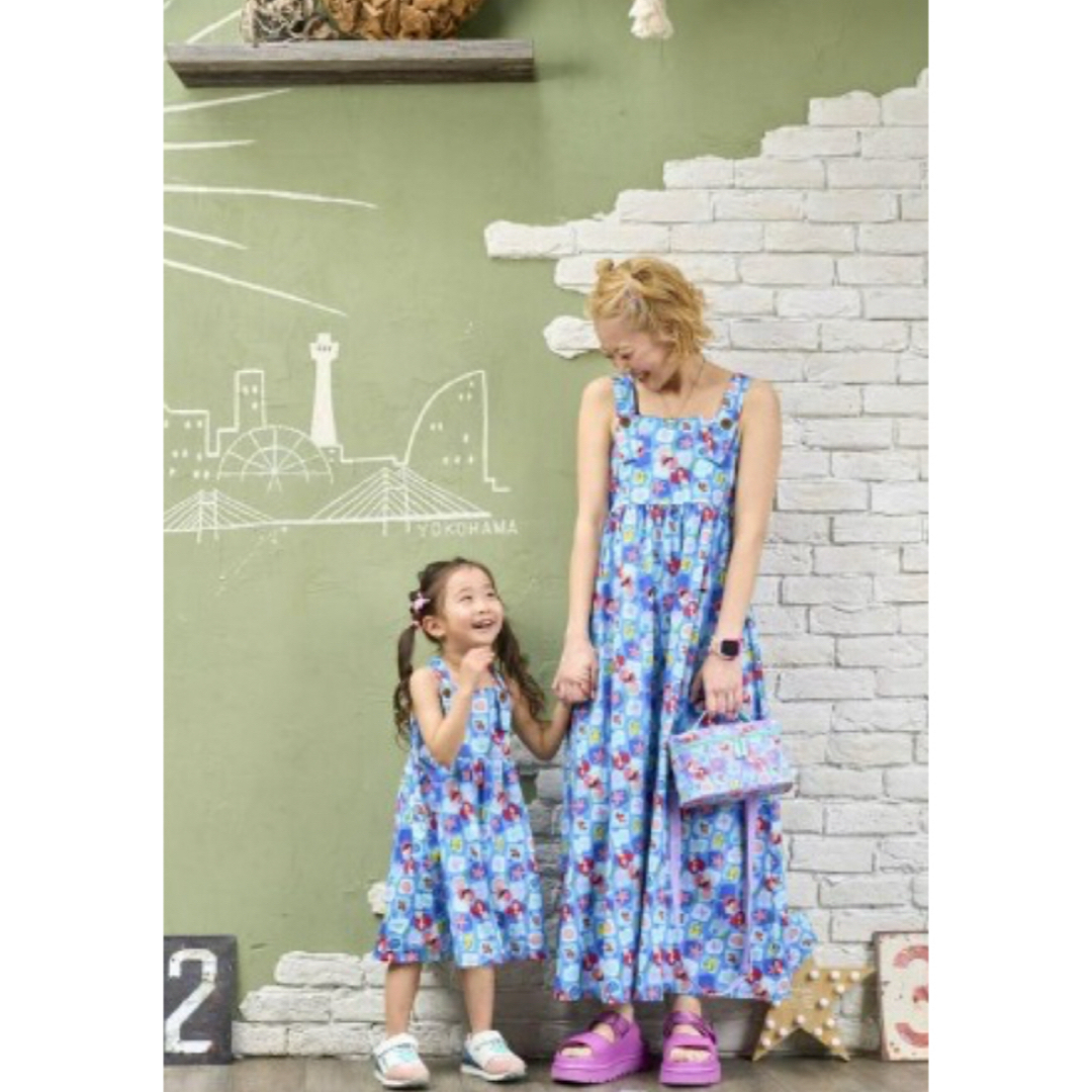 Disney(ディズニー)のlittc link しまむら　ワンピース　アリエル　100 リトルマーメイド キッズ/ベビー/マタニティのキッズ服女の子用(90cm~)(ワンピース)の商品写真
