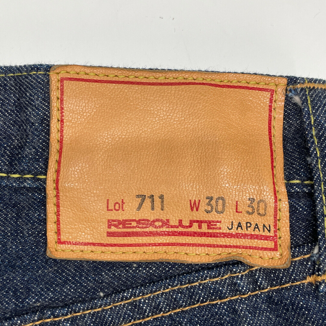 リゾルト　711 W30 L30 リゾルト 711 ワンウォッシュデニムパンツ W30L30の通販 by エコ