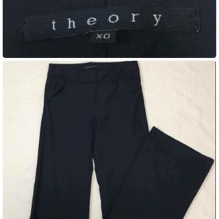 セオリー(theory)のセオリー 定番 黒ストレッチパンツ(カジュアルパンツ)