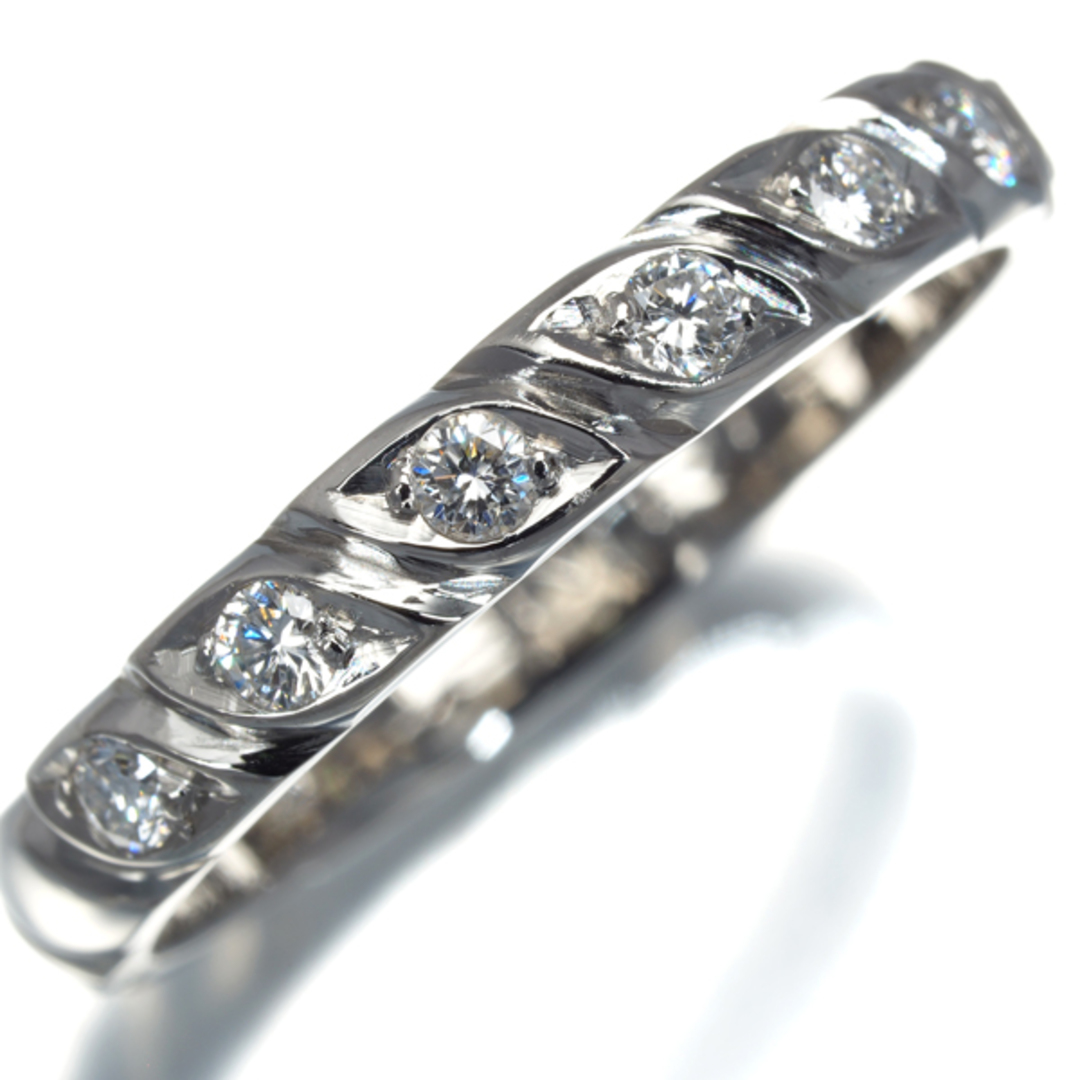 保証書付 ショーメ トルサード ダイヤモンドリング 7号 Pt950プラチナ CHAUMET】ショーメ『PT950 トルサード マリッジリング 7P