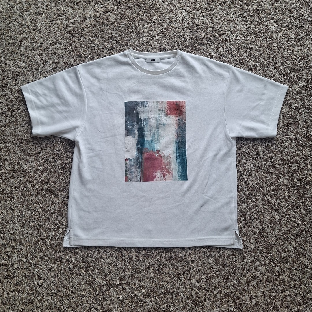 WEGO(ウィゴー)のWEGO 抽象画風プリントTシャツ グラフィックTシャツ メンズのトップス(Tシャツ/カットソー(半袖/袖なし))の商品写真