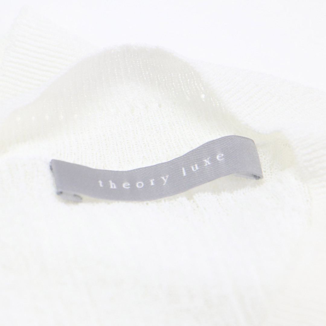 2025人気の - luxe Theory theory ホワイト ニット セオリーリュクス luxe トップス