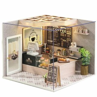 【色:H-021COFFEESHOP】(ｔ-FREAK) ドールハウス 手作りキ(その他)
