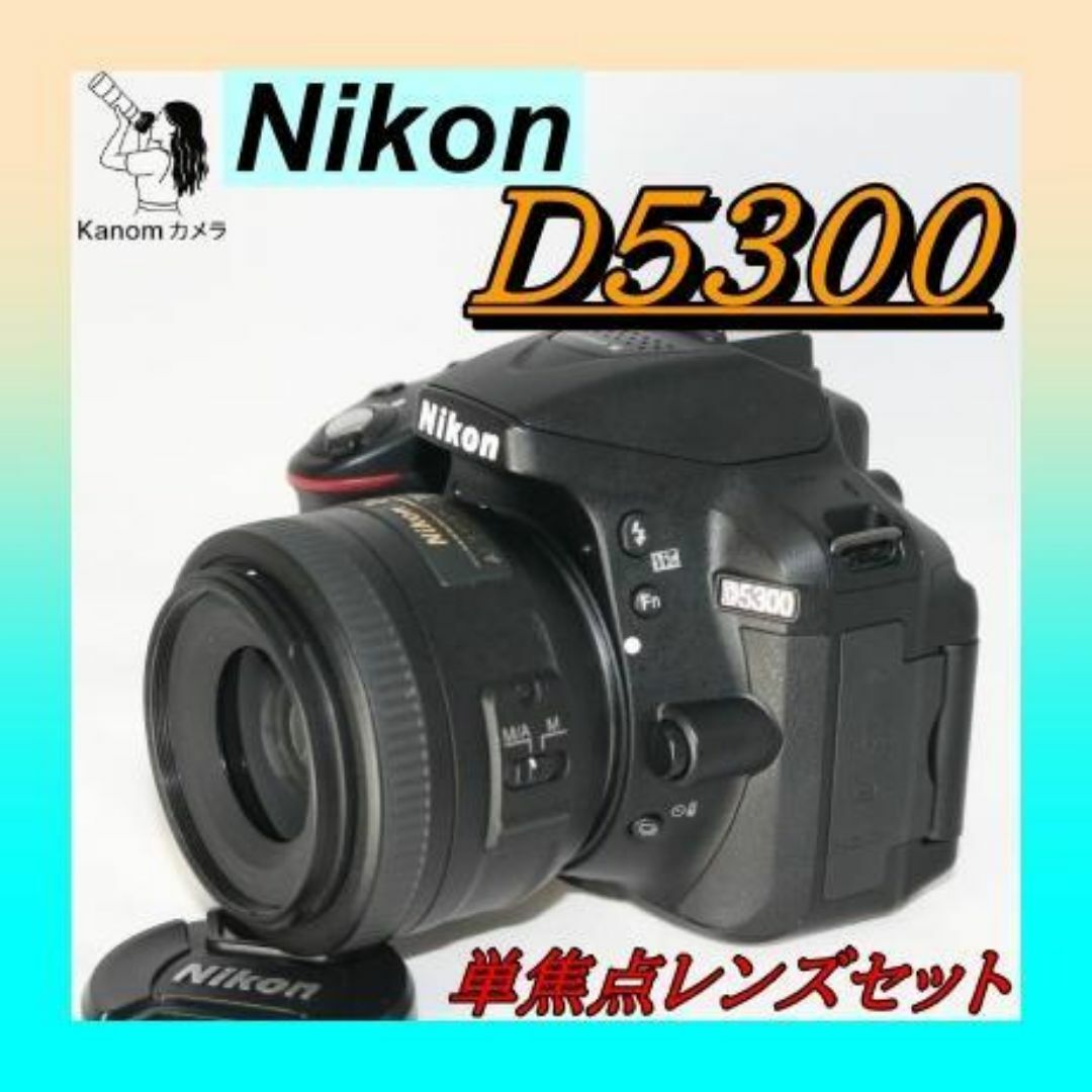 美品⭐単焦点レンズセット⭐Nikon D5300 人気モデル⭐初心者