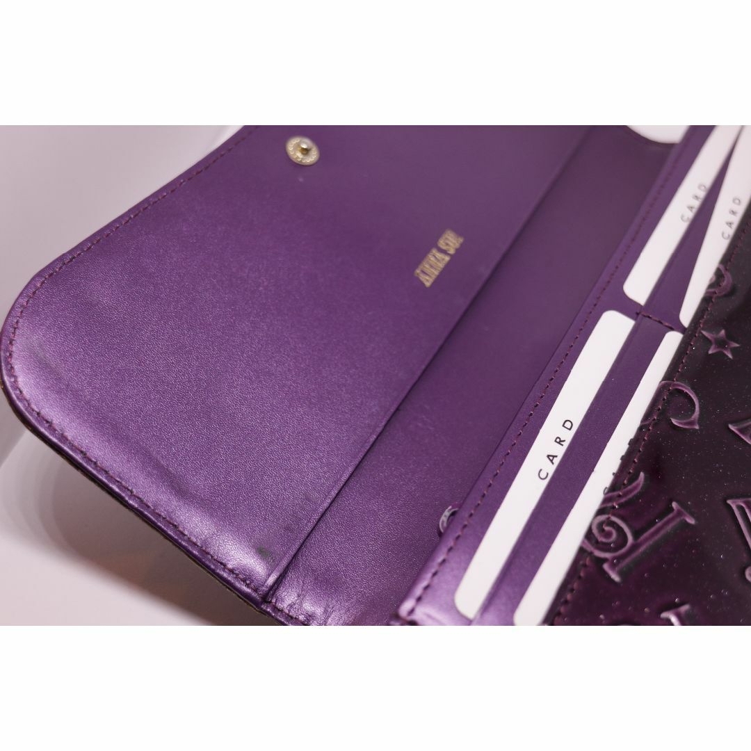 ANNA SUI - 【新品未使用】ANNA SUI 財布 メイ 紫 パープル 蝶