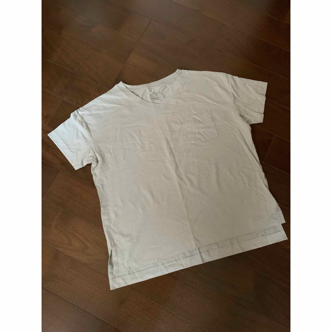 MUJI (無印良品)(ムジルシリョウヒン)の無印良品★TシャツＬ★新品 レディースのトップス(Tシャツ(半袖/袖なし))の商品写真