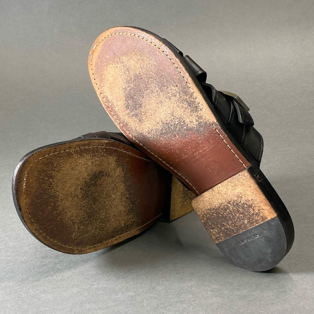 LOUIS VUITTON - 【中古】 ルイ・ヴィトン サンダル 6 1/2