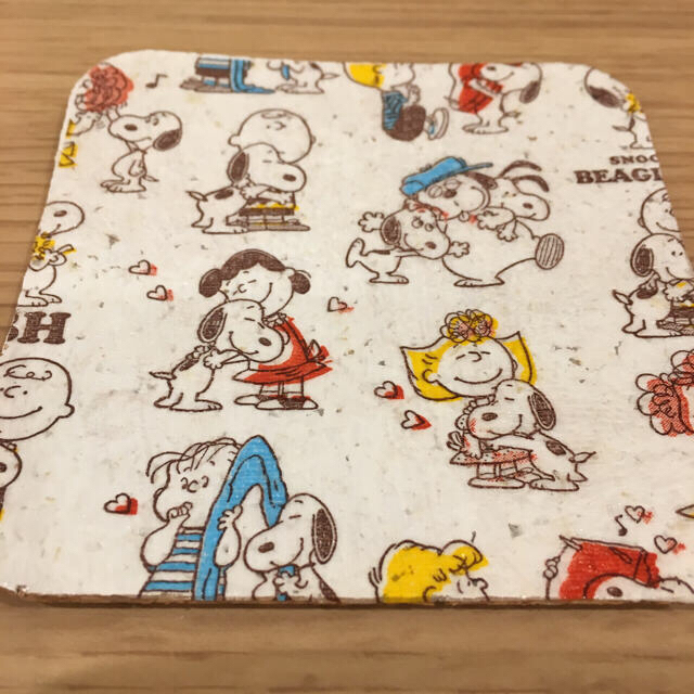 SNOOPY(スヌーピー)のデコパージュ コースター③♡スヌーピー ハンドメイドの生活雑貨(雑貨)の商品写真