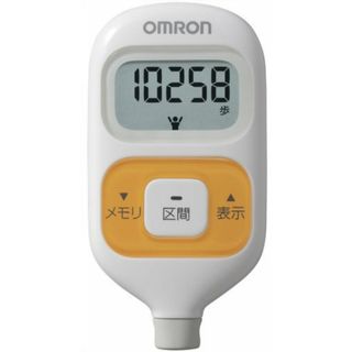 オムロン(OMRON) 歩数計 ウォーキングスタイル オレンジ HJ-203-D(その他)
