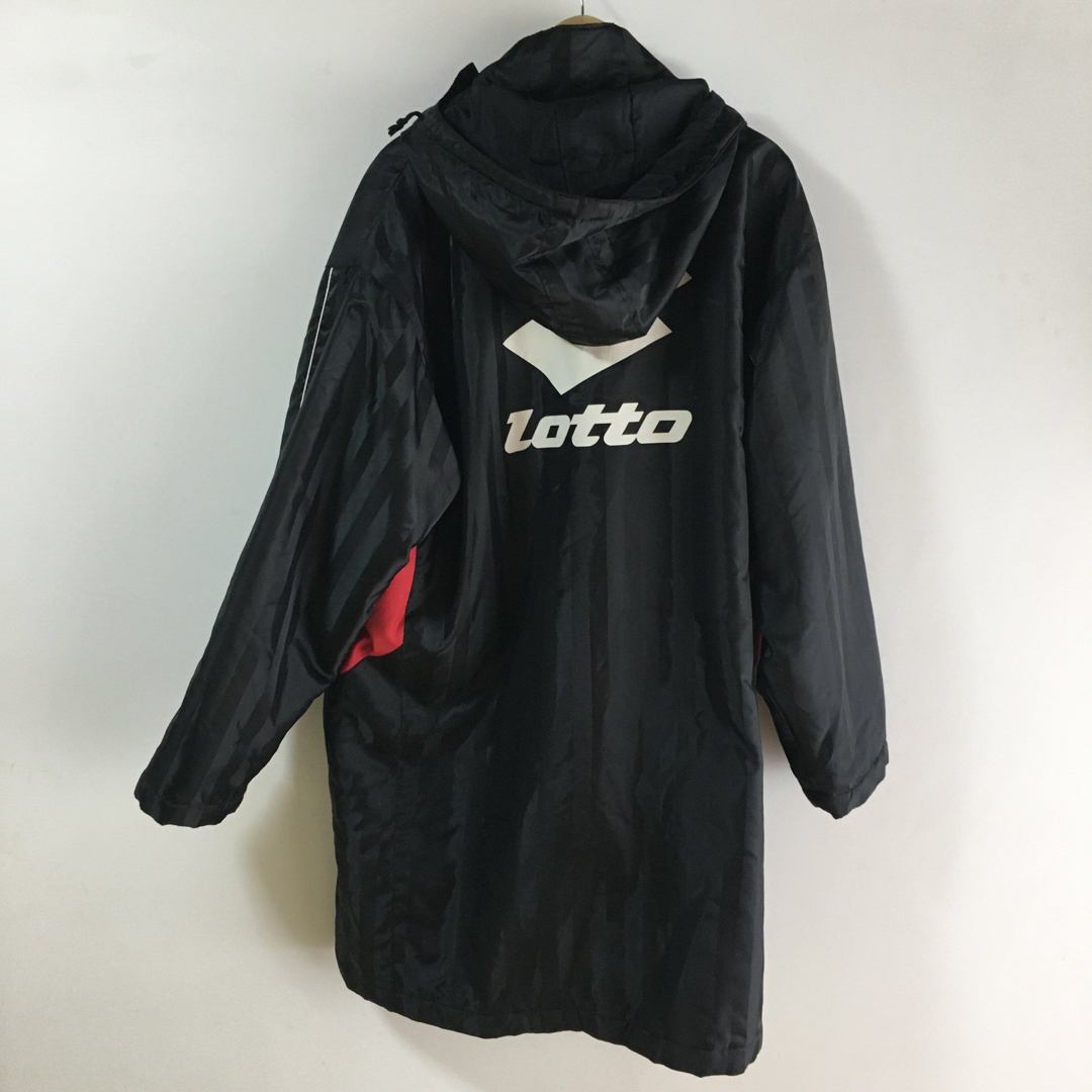 最終決算 ダウンジャケット 【人気】lotto - lotto ベンチコート 黒 XL ウェア