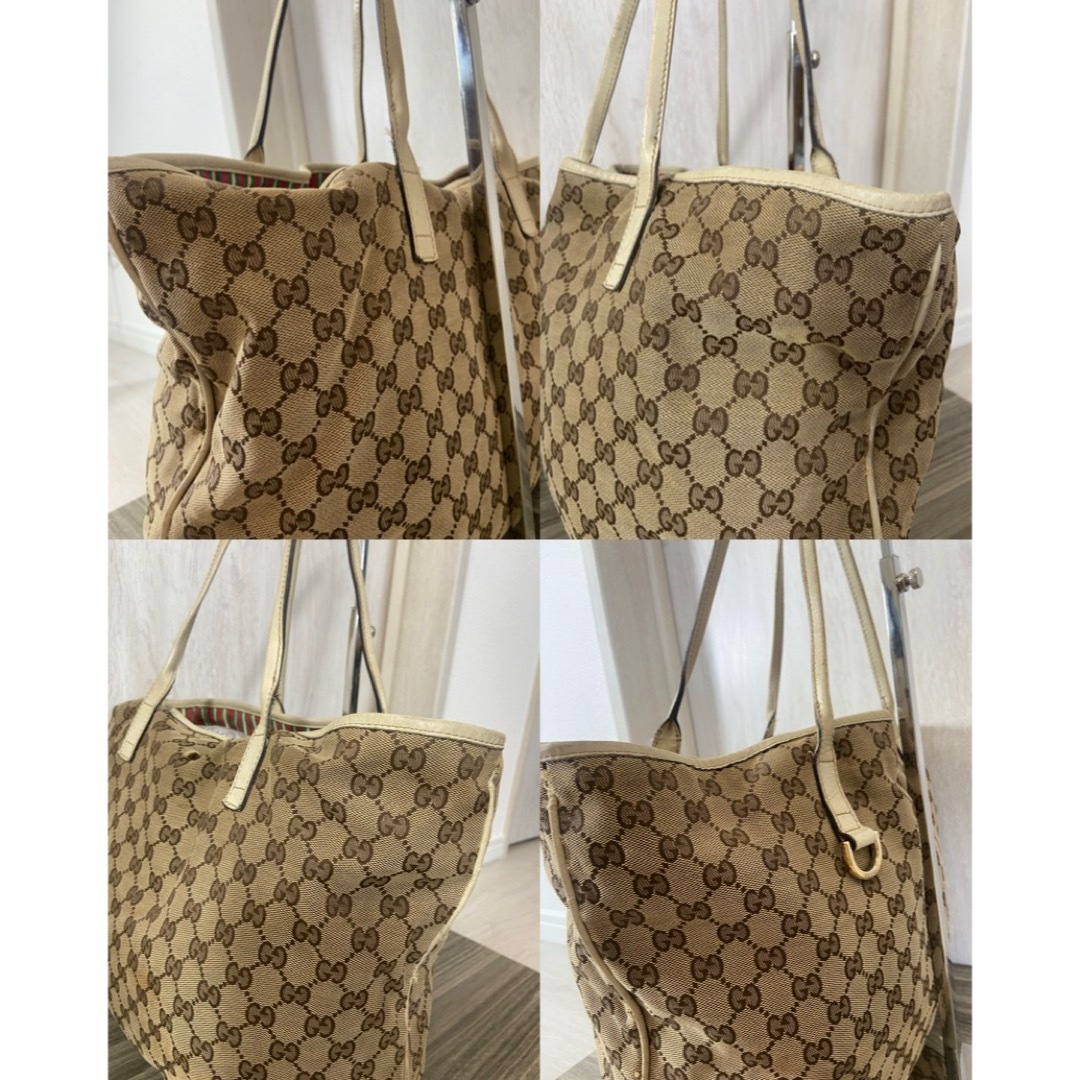 GUCCI トートバッグ GG キャンバスラメ インターロッキング金具 GUCCI トートバッグ GG キャンバスラメ インターロッキング金具