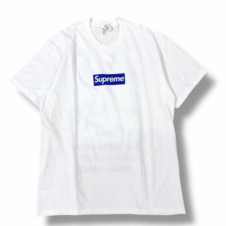 Supreme × Sinsa Box Logo Tシャツ 白 ソウル限定(Tシャツ/カットソー(半袖/袖なし))