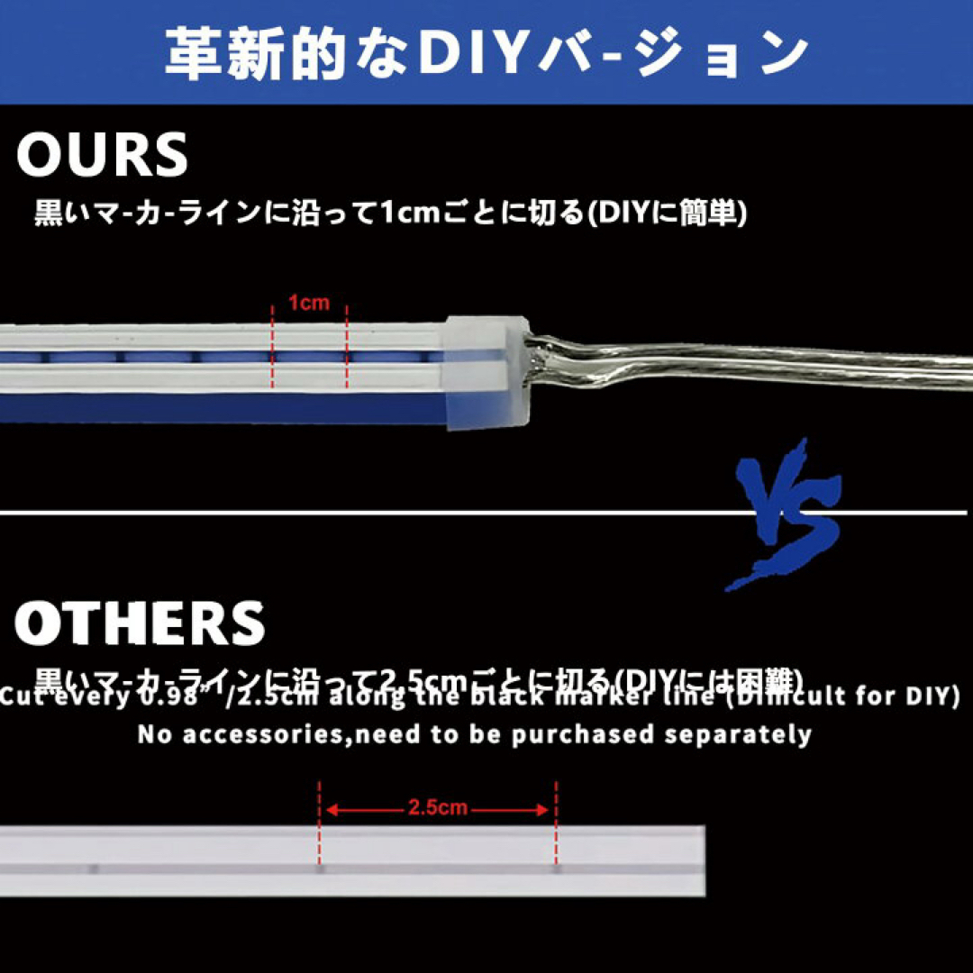 ⭐️Vasten LEDテープライト ストリングライト ネオンライト インテリア/住まい/日用品のライト/照明/LED(その他)の商品写真