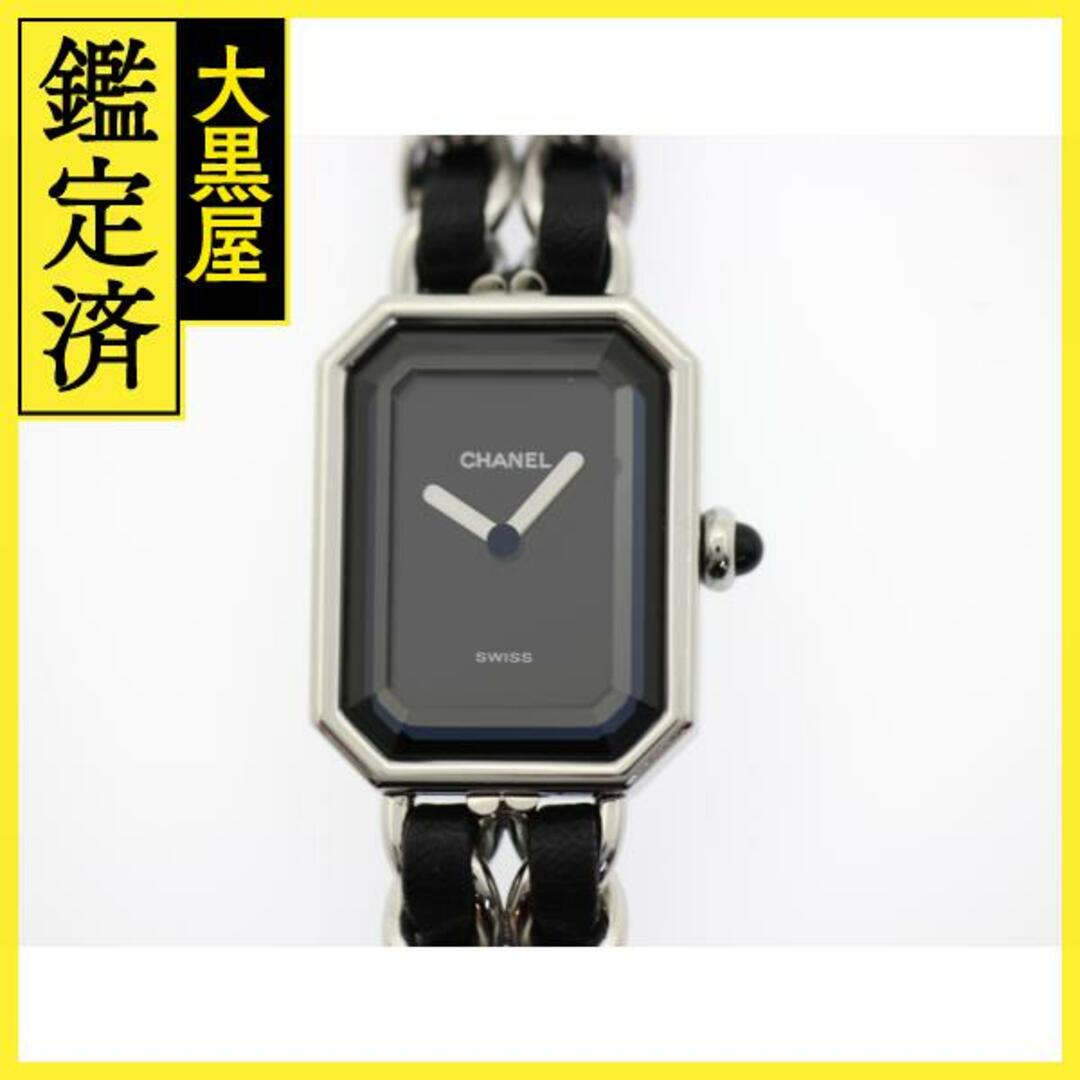 H0451 プルミエール シャネル CHANEL CHANEL Premiere Size M H0451 Quartz Black Dial Ladies Watch