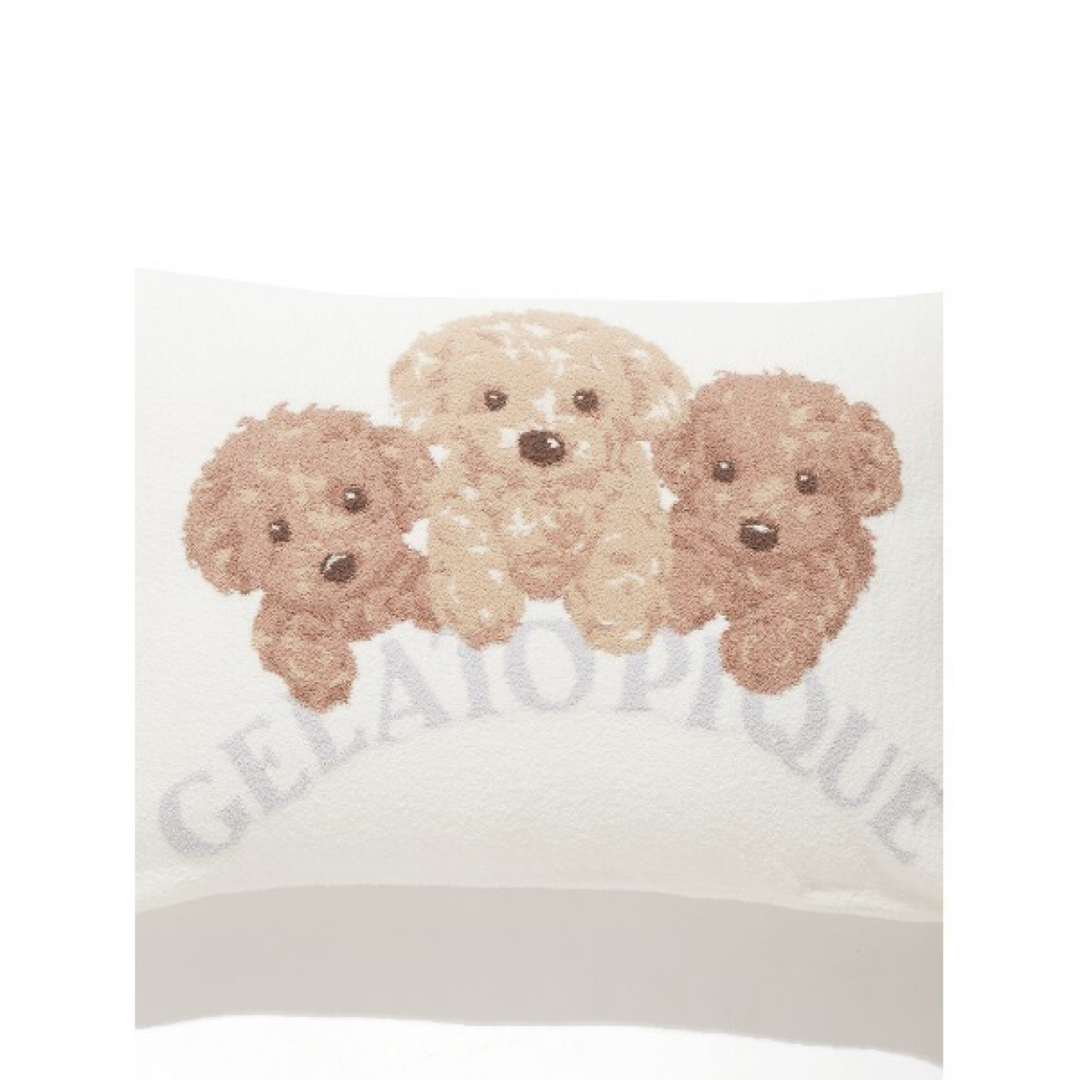 gelato pique ジェラートピケ　ピローケース　DOG トイプードル Sleep】トイプードルジャガードピローケース(枕カバー)｜ルーム
