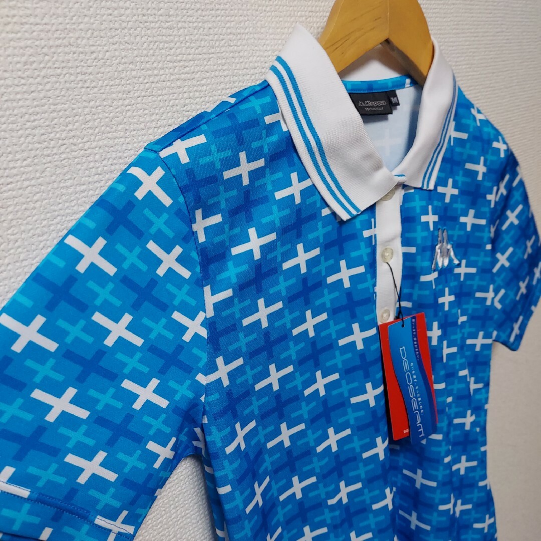 Kappa(カッパ)のKappa　カッパ　ゴルフ　未使用　レディース　Ｍサイズ　ポロシャツ スポーツ/アウトドアのゴルフ(ウエア)の商品写真