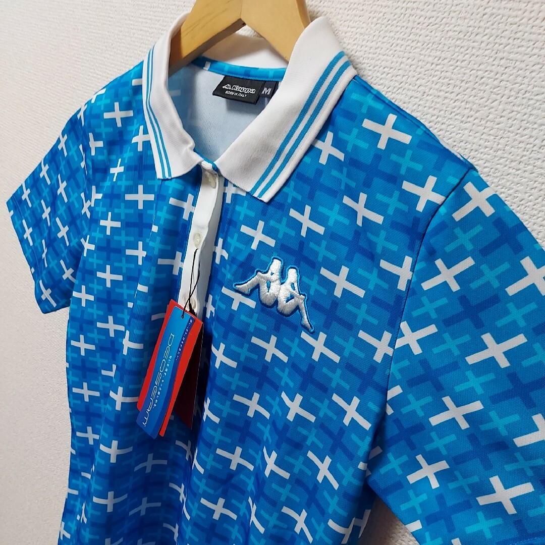Kappa(カッパ)のKappa　カッパ　ゴルフ　未使用　レディース　Ｍサイズ　ポロシャツ スポーツ/アウトドアのゴルフ(ウエア)の商品写真