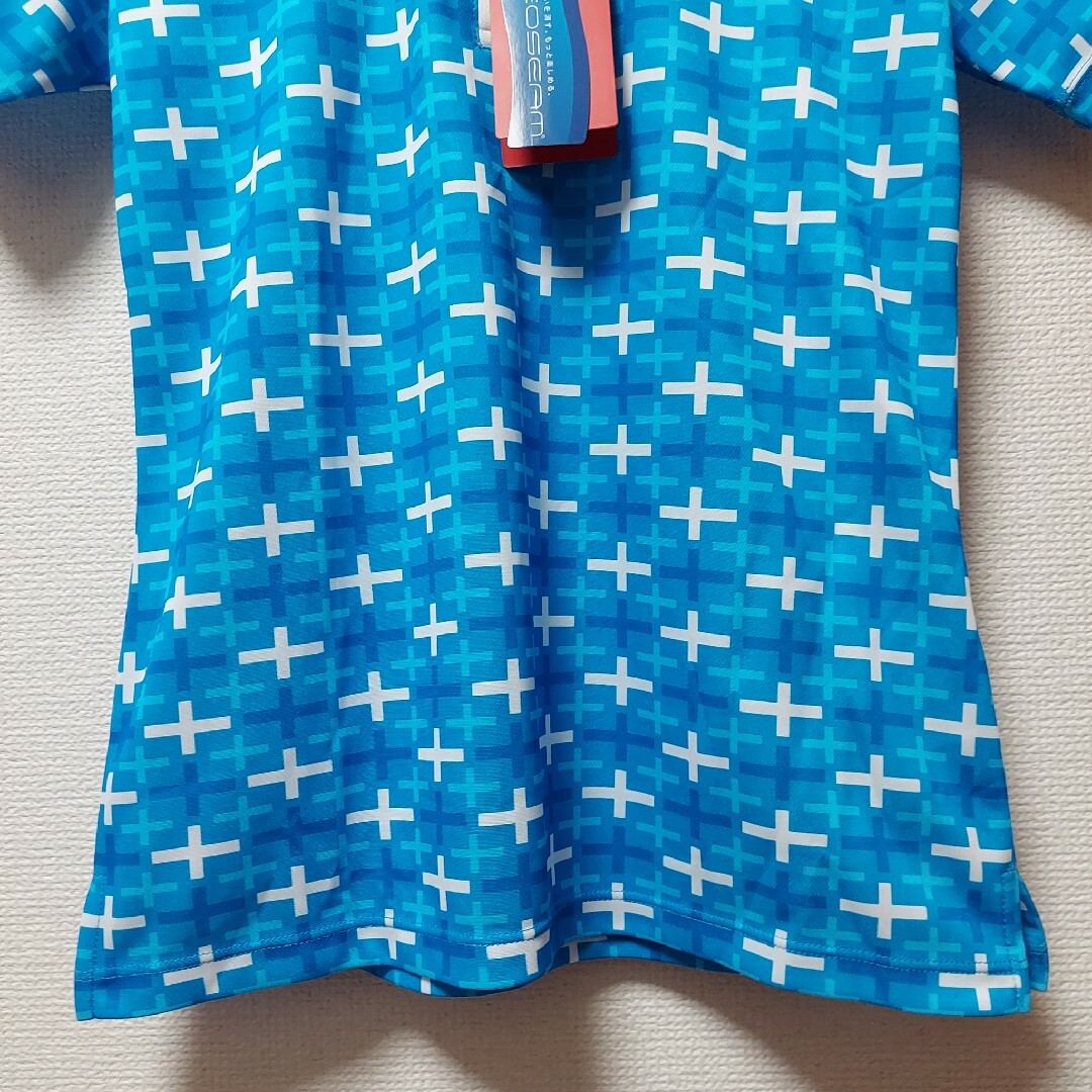 Kappa(カッパ)のKappa　カッパ　ゴルフ　未使用　レディース　Ｍサイズ　ポロシャツ スポーツ/アウトドアのゴルフ(ウエア)の商品写真