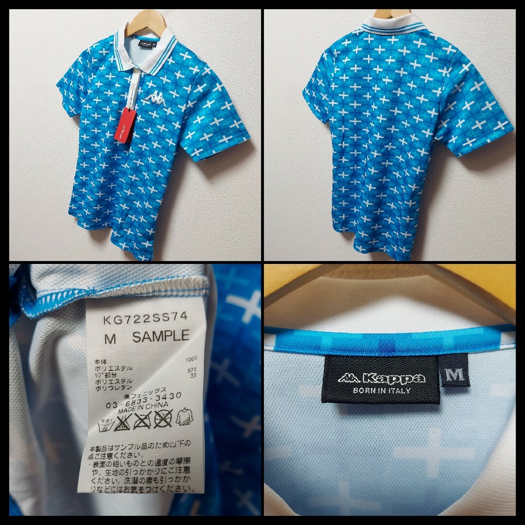 Kappa(カッパ)のKappa　カッパ　ゴルフ　未使用　レディース　Ｍサイズ　ポロシャツ スポーツ/アウトドアのゴルフ(ウエア)の商品写真