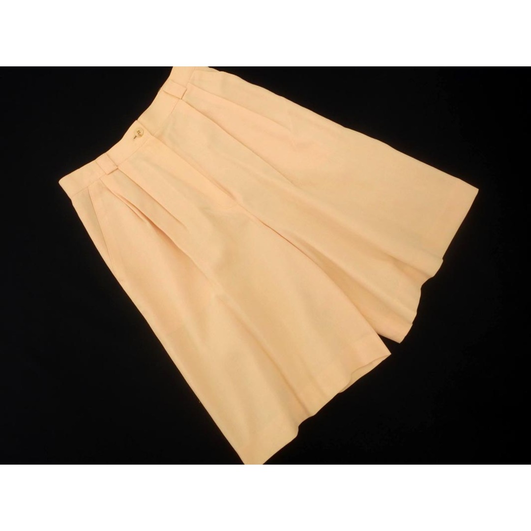 TRANS WORK(トランスワーク)のTRANS WORK トランスワーク タック ハーフ パンツ size9AR/オレンジ ■◆ レディース レディースのパンツ(ハーフパンツ)の商品写真