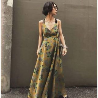 vintage berry jacquard dress