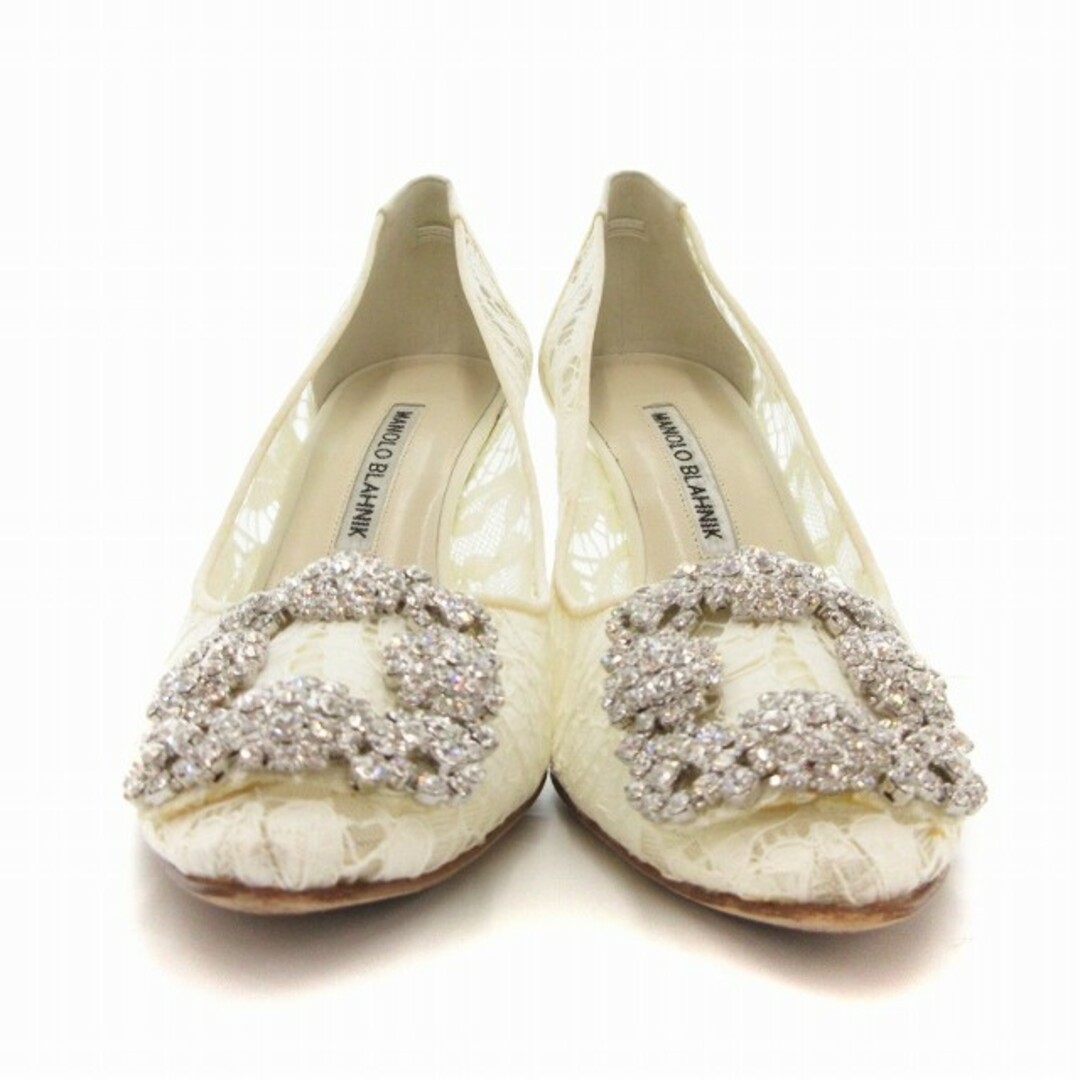 MANOLO BLAHNIK - マノロブラニク ハンギシ レースパンプス