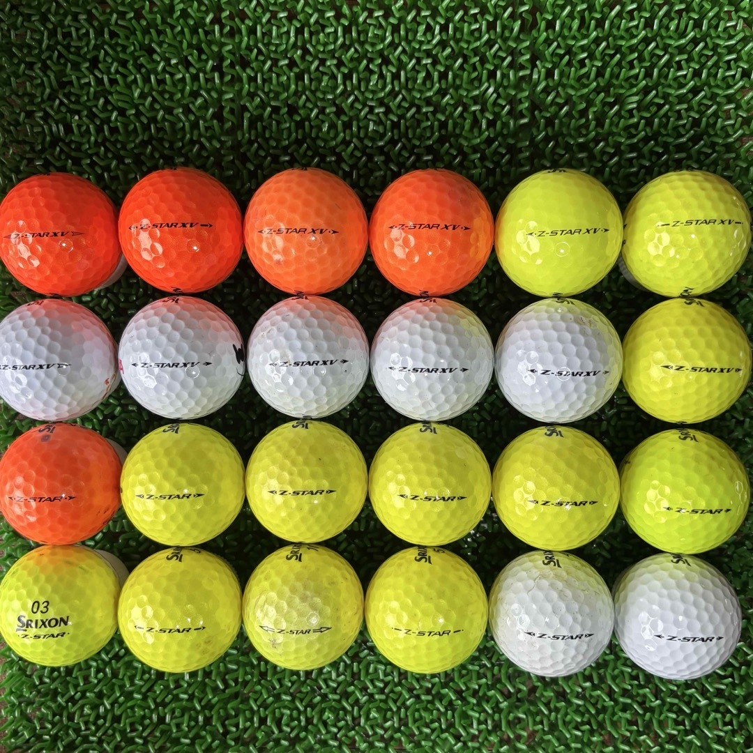 Srixon Z-STAR XV ホワイト ロストボール 24個セット - メルカリ