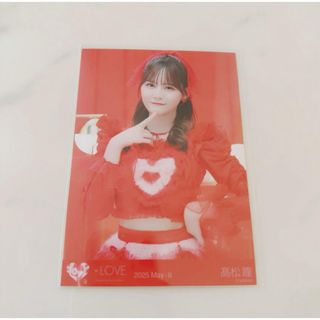 イコラブ 髙松瞳 とくべチュ、して 歌唱衣装 生写真 チュウ(アイドルグッズ)