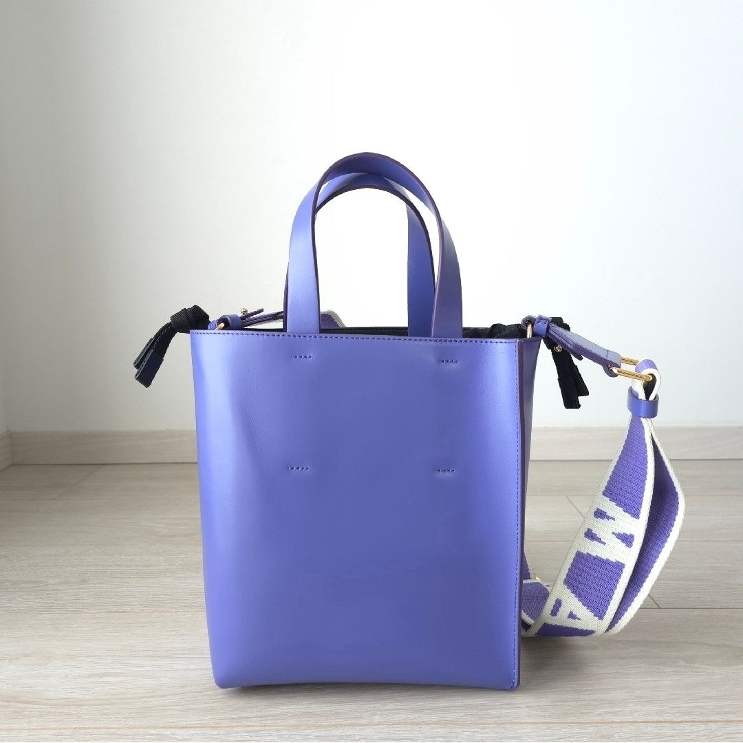 MARNI マル二 レディース ショッピングバッグ カーフスキン ロゴ MARNI マル二 レディース ショッピングバッグ カーフスキン ロゴ