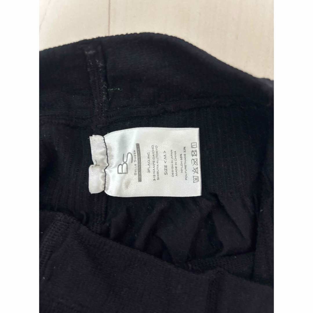 べルシアー  Belle Sheer ブラック M 着圧ストッキング レディースのレッグウェア(レギンス/スパッツ)の商品写真