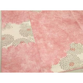 平和屋着物■上質な小紋　菊尽くし　正絹　逸品　DAAS7462xg(着物)