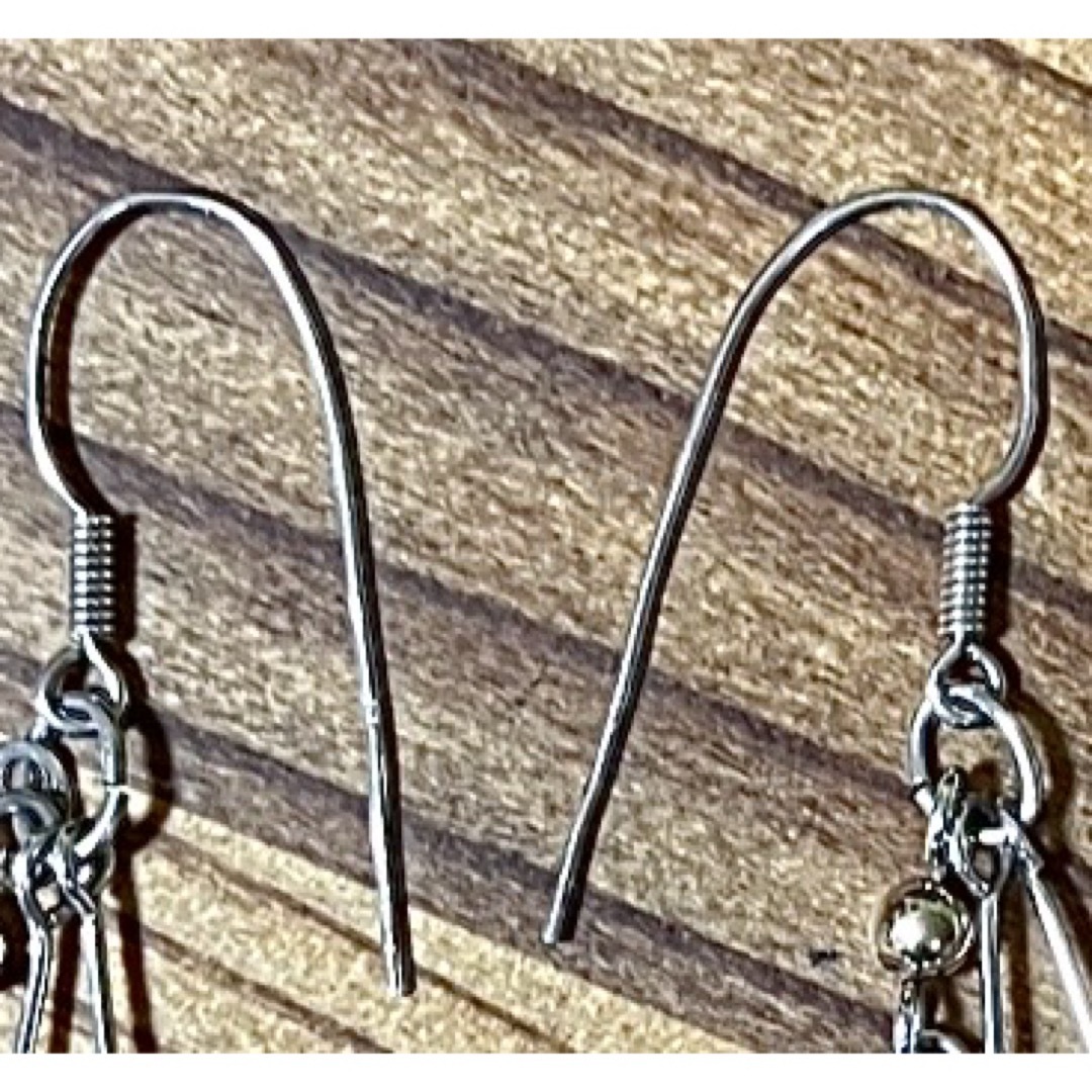 Ron Herman(ロンハーマン)のvintage silver 925 ピアス 月 ハート ロングピアス レディースのアクセサリー(ピアス)の商品写真