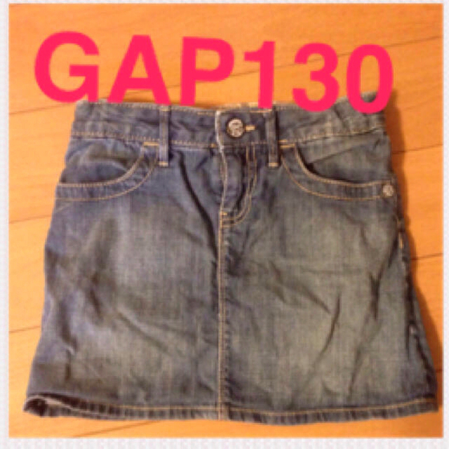 GAP Kids(ギャップキッズ)のキッズ 130 ジーンズスカート キッズ/ベビー/マタニティのキッズ服女の子用(90cm~)(その他)の商品写真