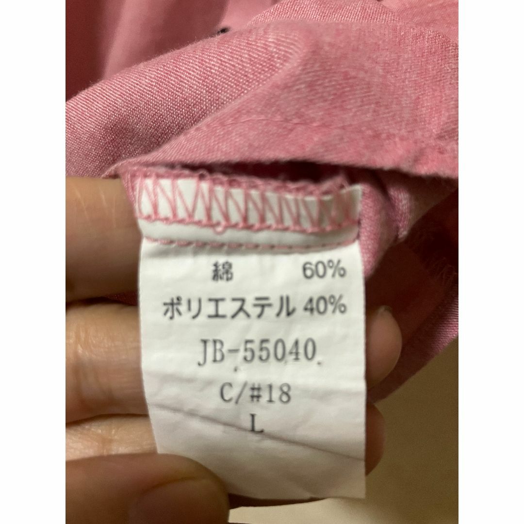 Jack & Betty 半袖シャツ ピンク系 Lサイズ ボタンダウン メンズのトップス(シャツ)の商品写真