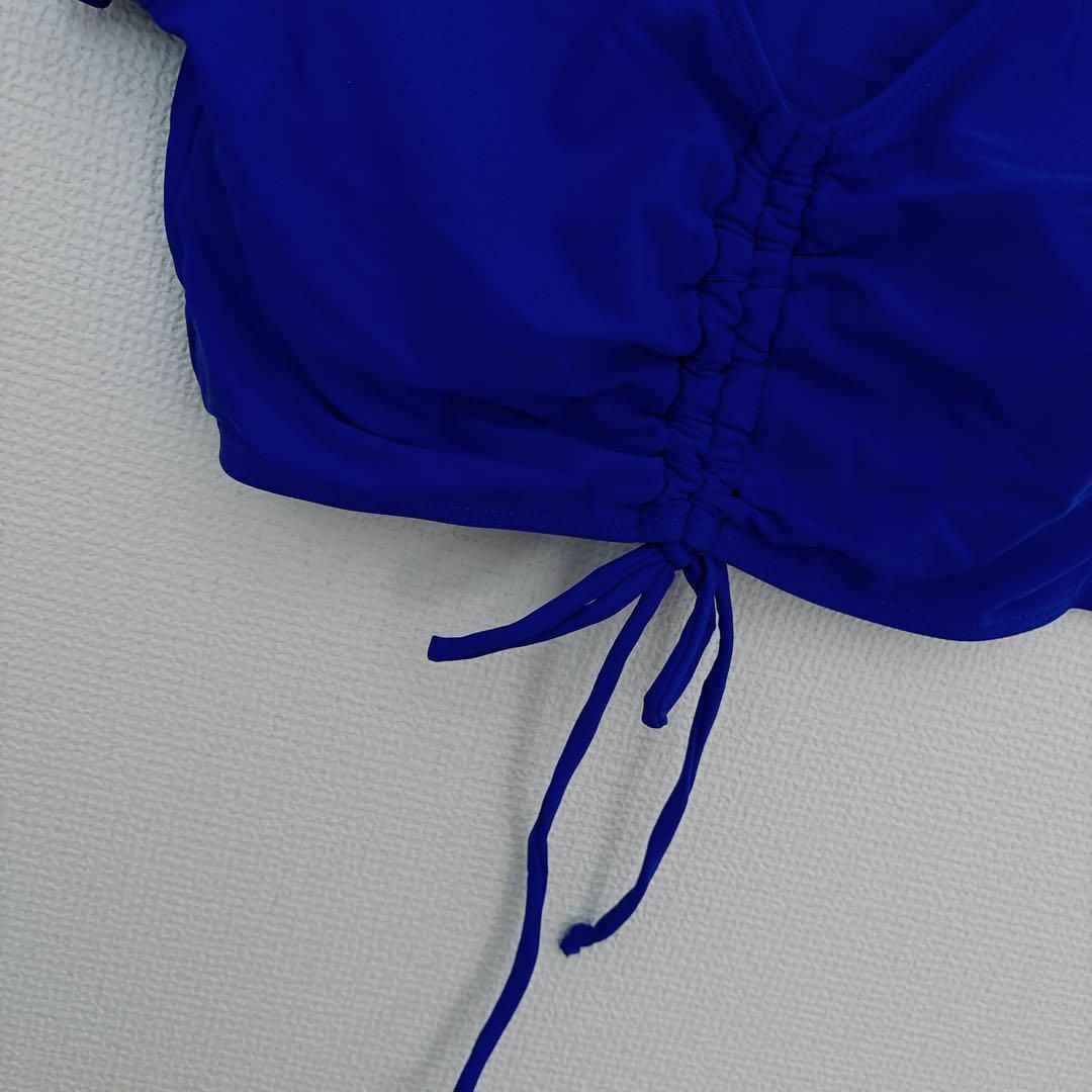 水着　ハイウエスト　レディース　青　ブルー　M ビキニ　セパレート レディースの水着/浴衣(水着)の商品写真