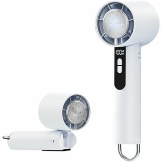 【2025夏新型瞬間冷感の携帯扇風機】冷却プレート付き扇風機 携帯扇風機 折りた(サーキュレーター)