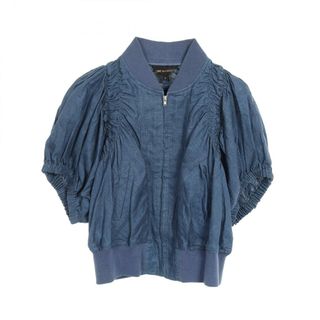 コムデギャルソン(COMME des GARCONS)のコムデギャルソン COMME des GARCONS ブルゾン 衣料品 アウター ファブリック レディース ネイビー系 GJ-11100S 【中古】(ブルゾン)