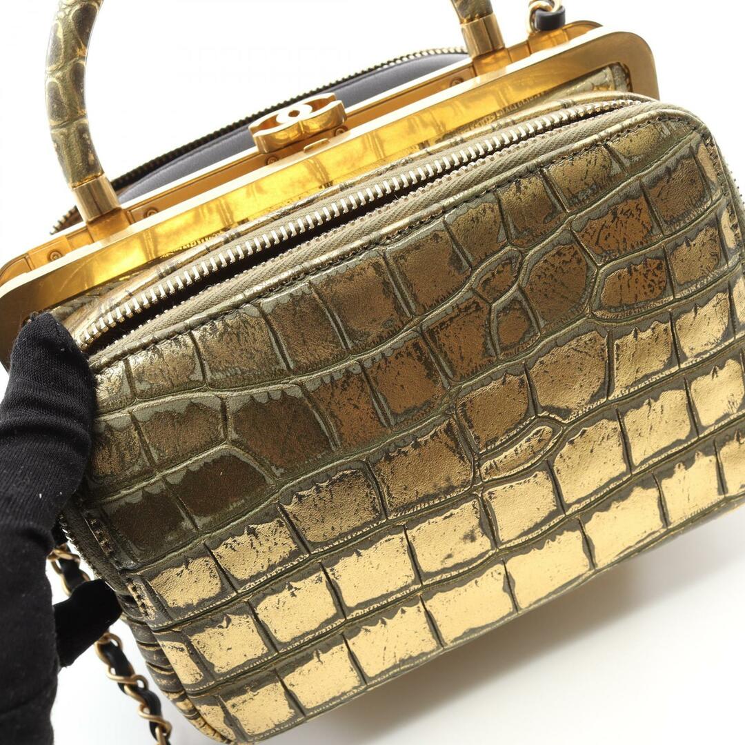 CHANEL シャネル Vステッチ ゴールド金具 2WAY ショルダーバッグ