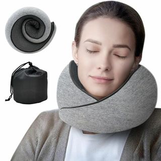 【新着商品】Melvint ネックピロー 低反発 首枕 飛行機 U型 携帯枕 コ