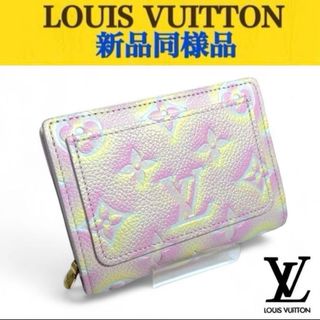 ルイヴィトン(LOUIS VUITTON)の新品級 22春夏限定✨ルイヴィトン アンプラント クレア 二つ折り財布 ピンク(財布)