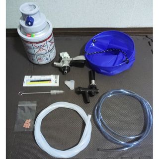 送料無料♪ ビールサーバー部品及び洗浄部材豪華10点セット♪ シングルタイプ(アルコールグッズ)