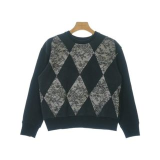 バレンティノ(VALENTINO)のVALENTINO ヴァレンティノ スウェット XS 黒 【古着】【中古】【送料無料】(トレーナー/スウェット)