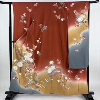 振袖 身丈159.5cm 裄丈63cm 正絹 美品 秀品 【中古】(着物)
