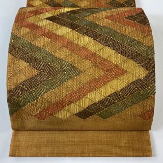 袋帯 美品 秀品 お太鼓柄 正絹 【中古】(帯)