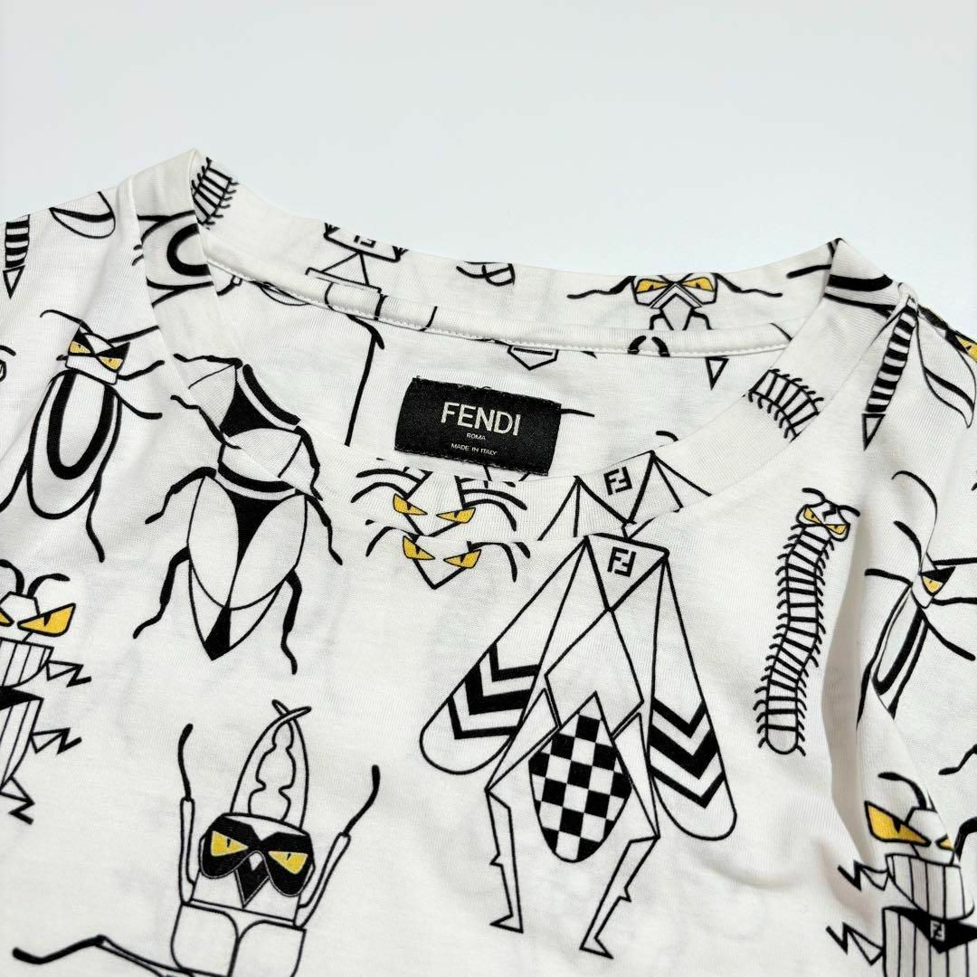 FENDI - FENDI Tシャツ 半袖 モンスター バグス ロゴ 総柄